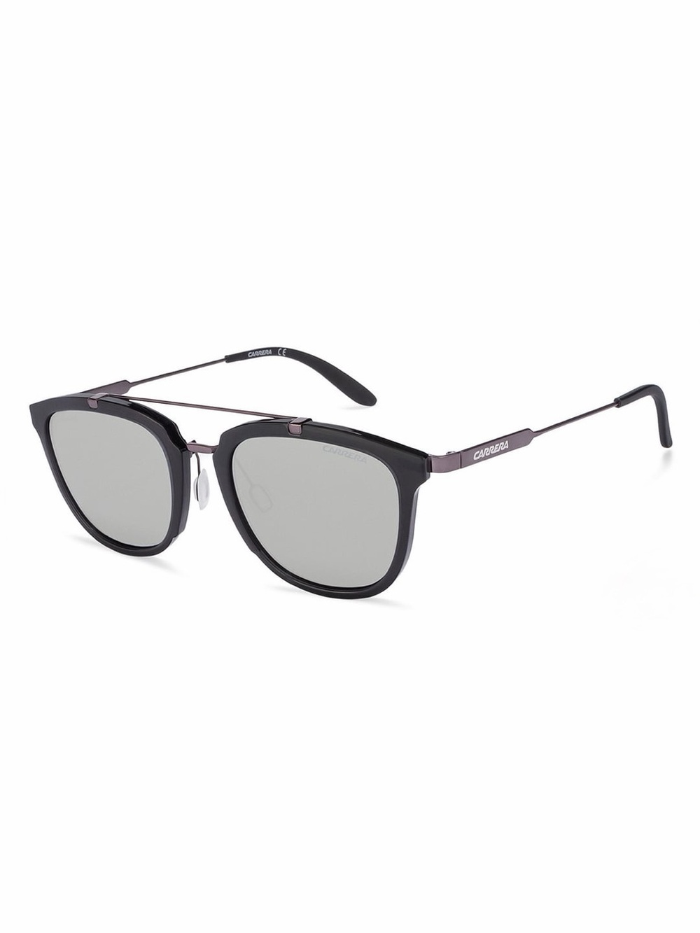 Carrera 127s Black Gunmetal Silver Mirror I48 Sunglasses NWT